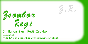 zsombor regi business card
